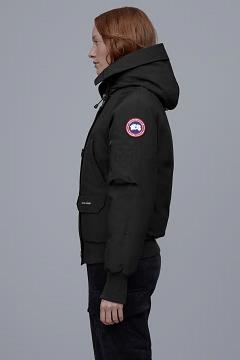Chamarras Canada Goose Mujer México - Chilliwack Chaqueta De Bombardero Negros RO9725638